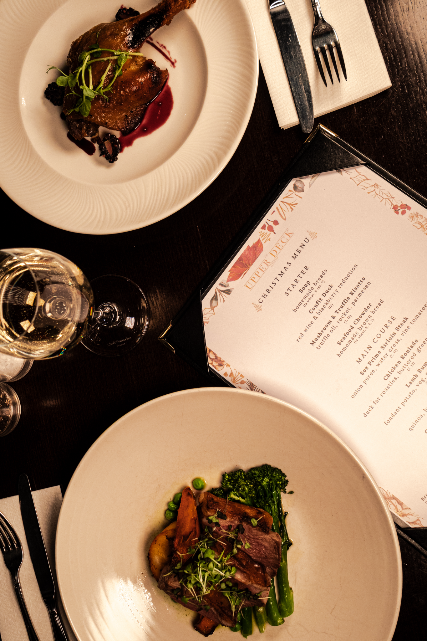 christmas menu 2024 website cover